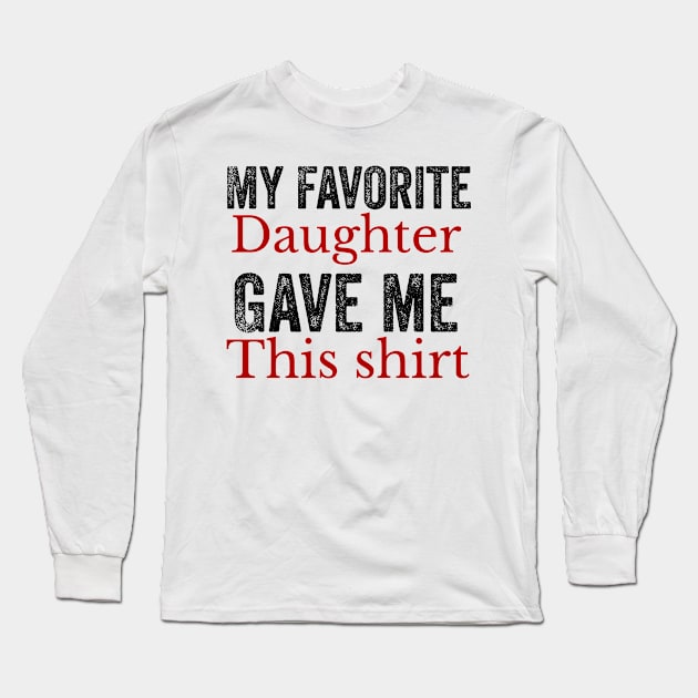 daughter Long Sleeve T-Shirt by Design stars 5